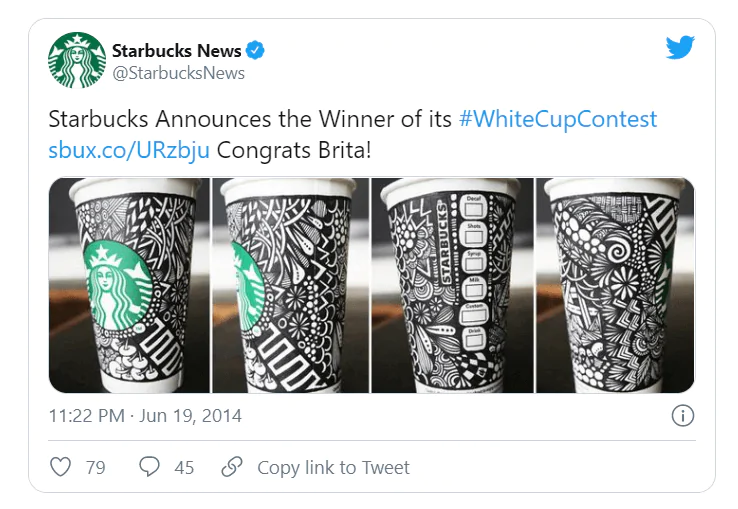 Starbucks #WhiteCupContest