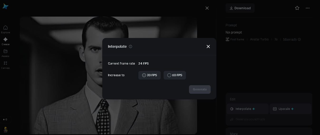 Foto animada de MyHeritage