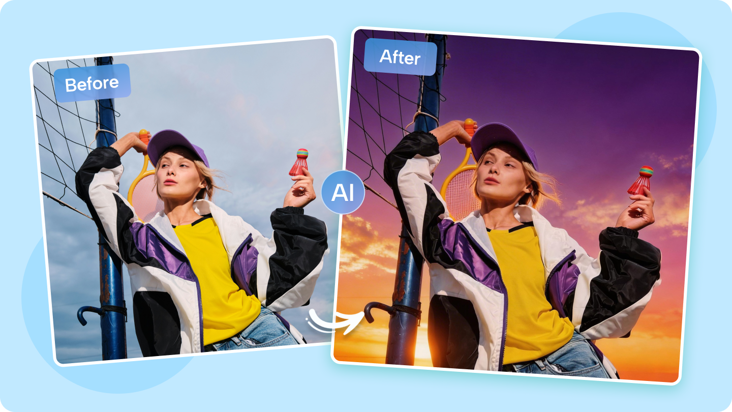 Sostituzione del cielo: sostituisci istantaneamente i cieli opachi nelle tue immagini