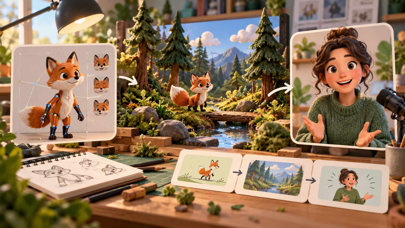 7 AI Animation Generators for Scenes, Characters, and Talking Avatars
