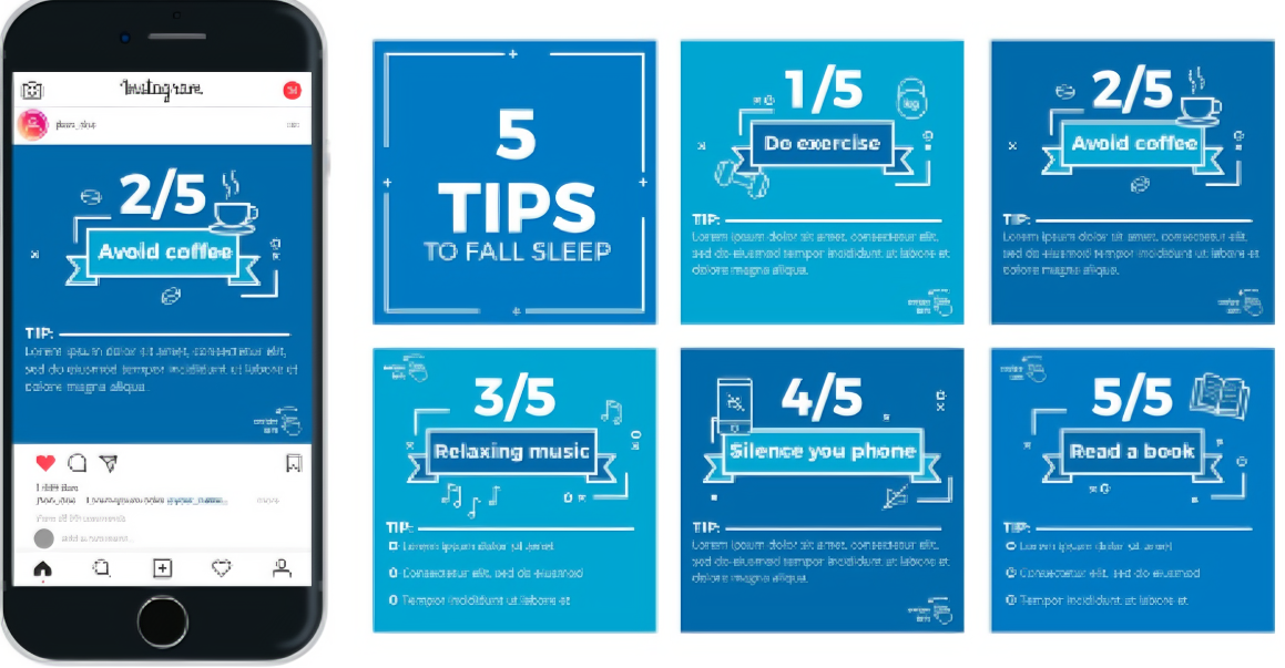 Step-by-step tutorial template