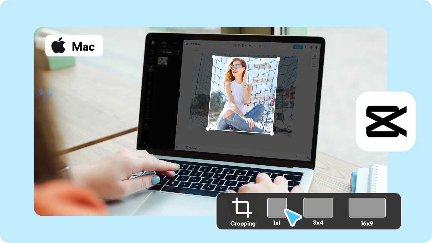 how to crop photos on Mac
