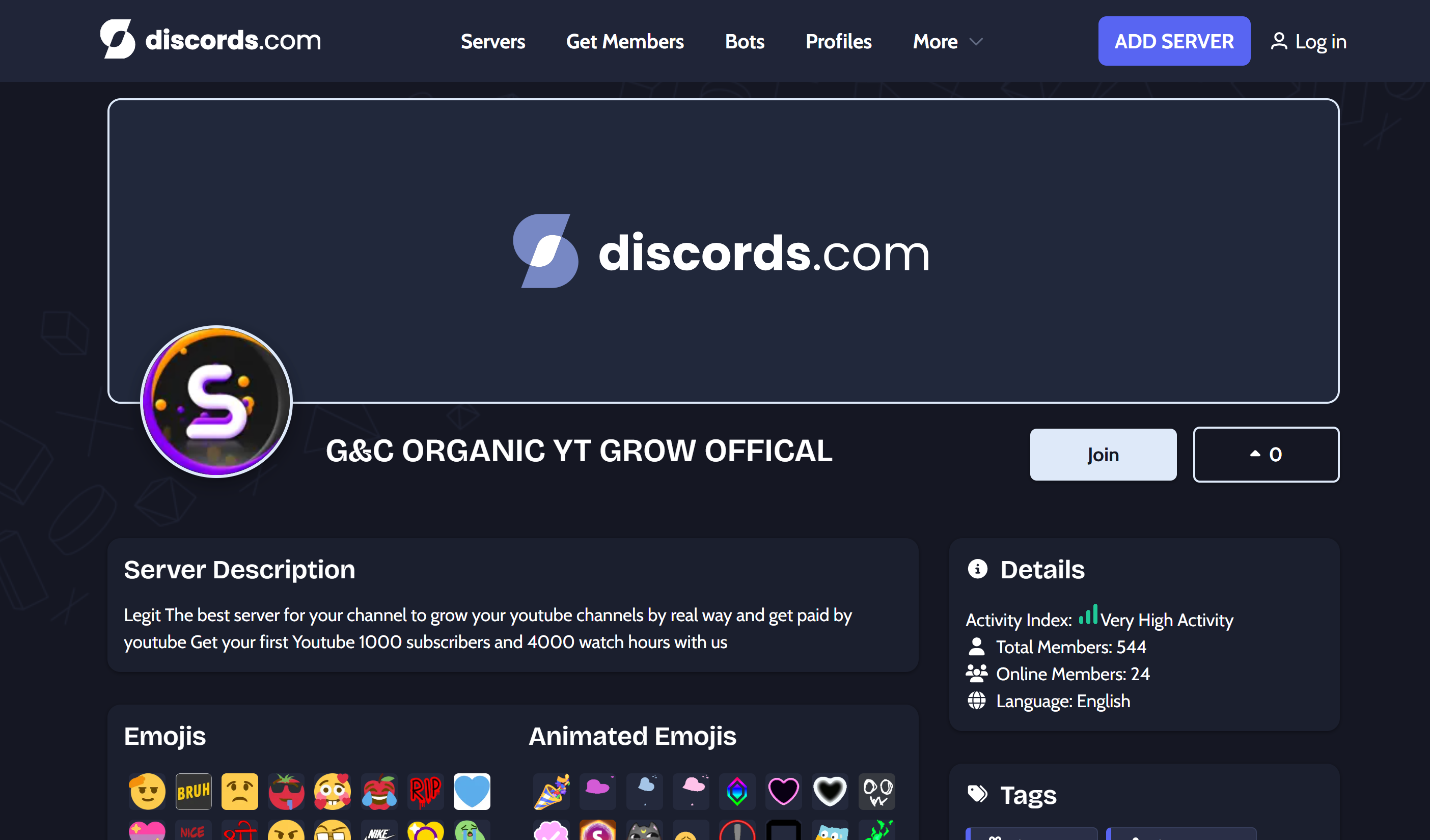Legjobb YouTube-promóció Discord szerver: G&amp;C ORGANIC YT GROW OFFICIAL