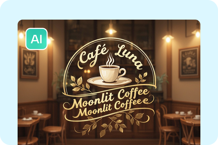 Návrh loga pro kavárnu