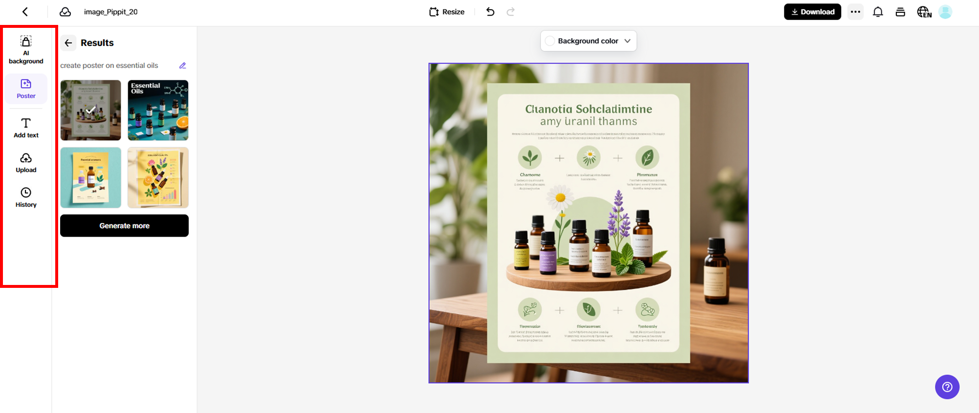 Customize your poster