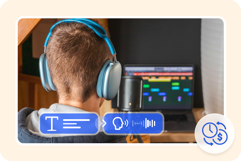 Save production cost by using CapCut's AI audio generator