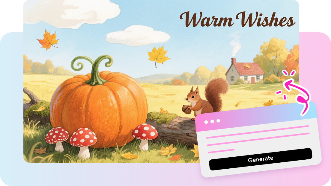 Tạo thiệp chúc mừng với AI