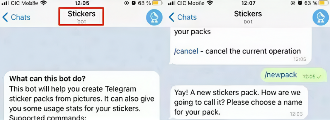 Stickers Bot