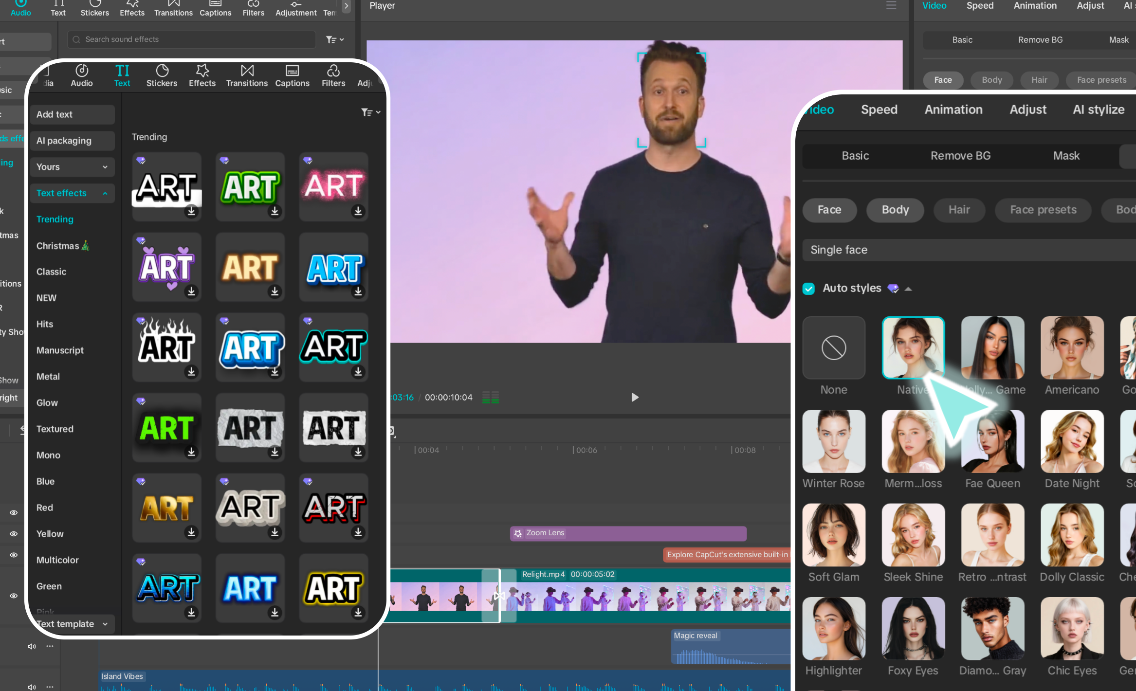 Edit your video with CapCut desktop video editor