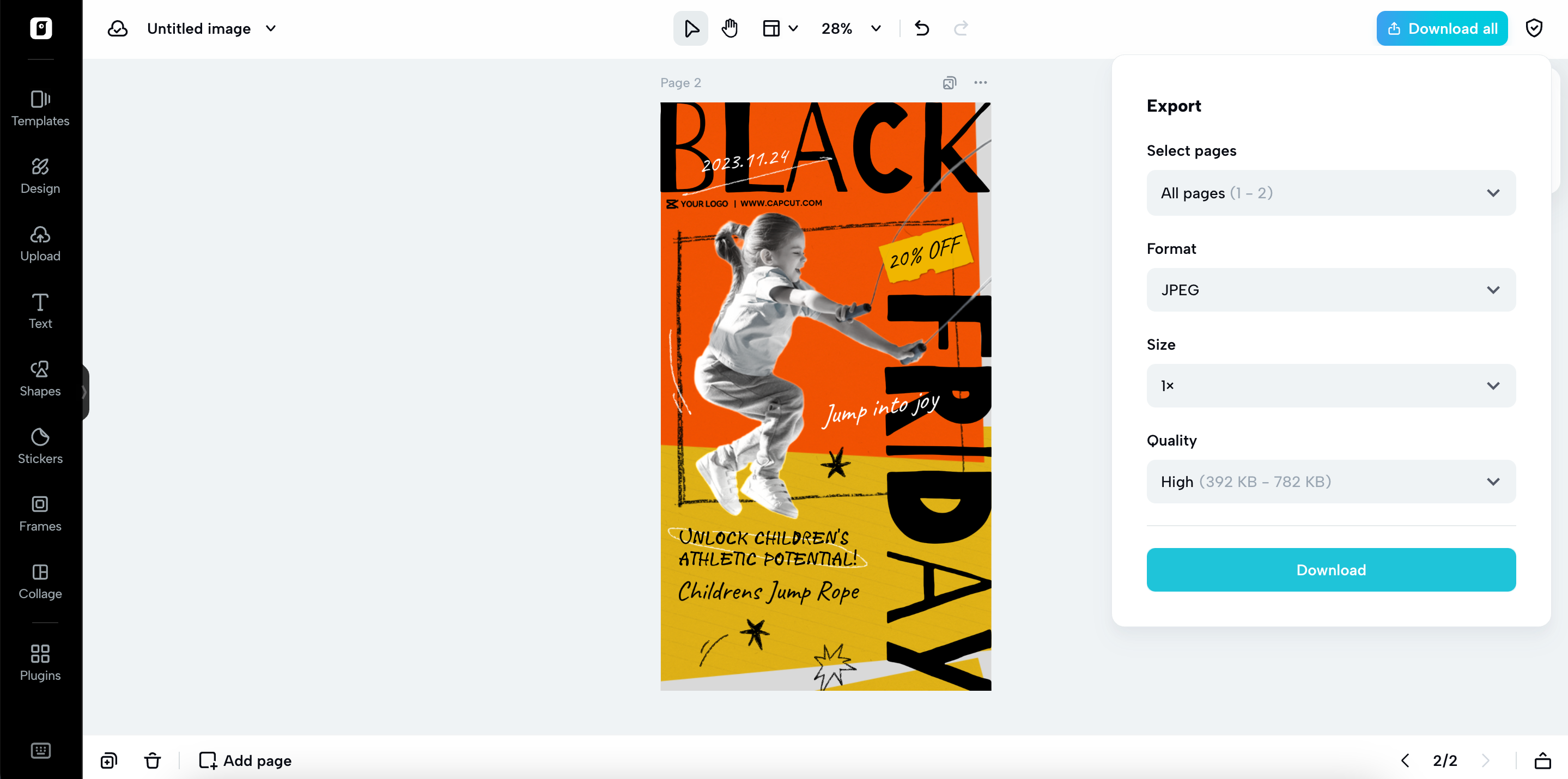I-download ang iyong image ad