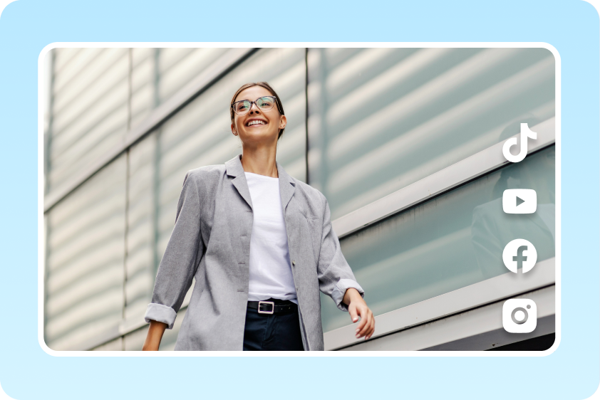 Bild mit Selbstvertrauen teilen