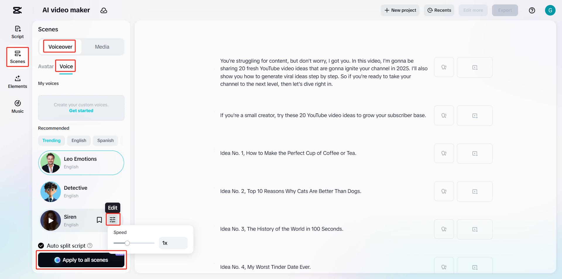 AI voice integration