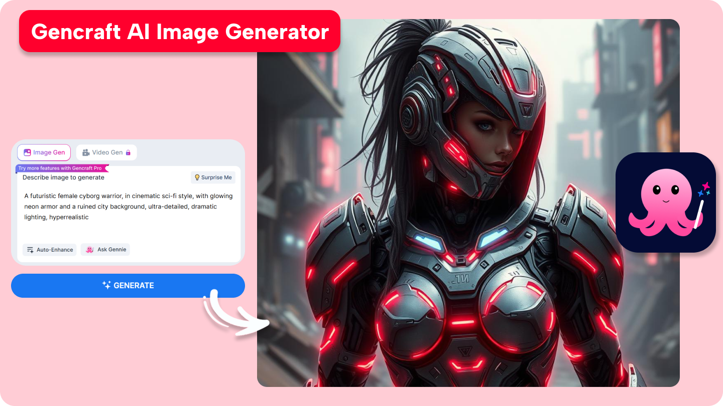 Gencrafts AI-bildgenerator