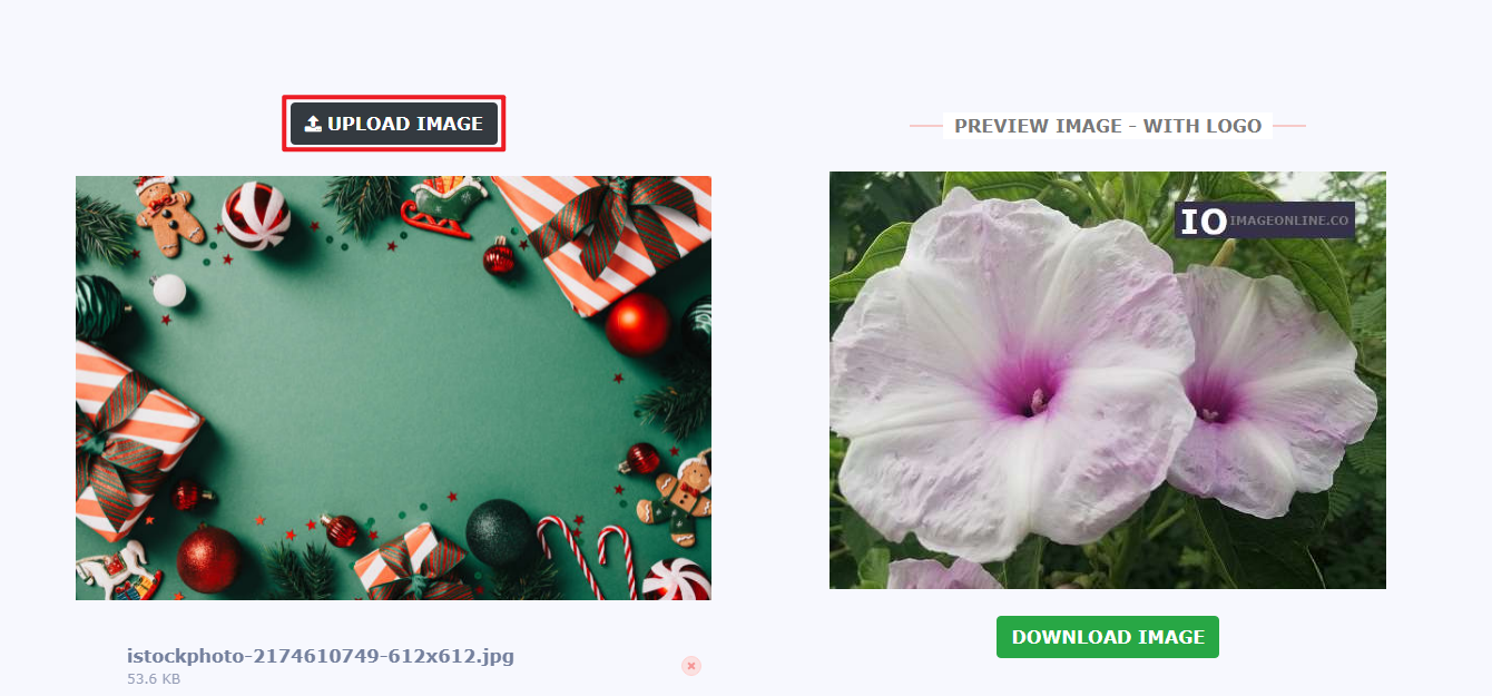put a logo on a picture online