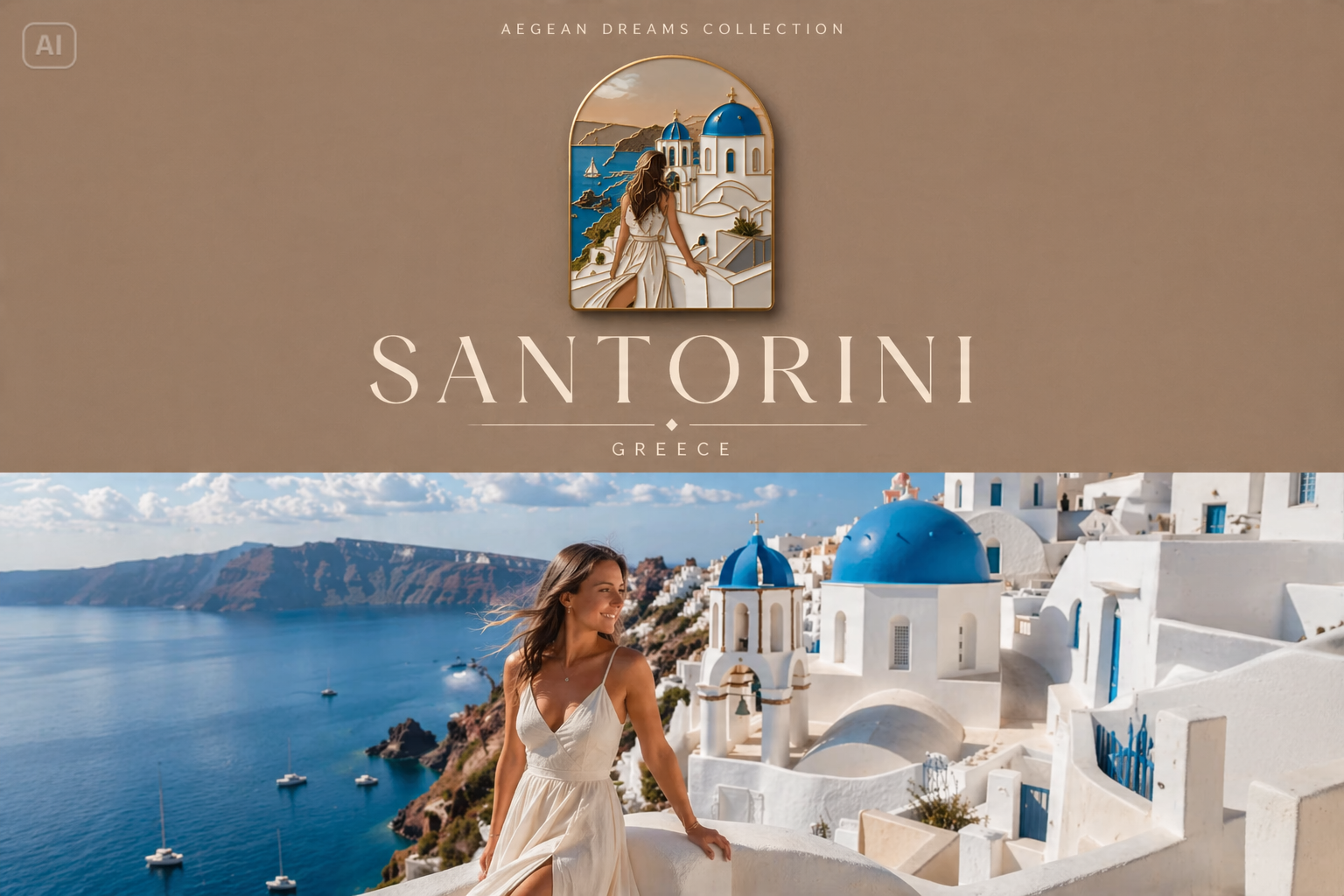 Luxury Travel Poster Prompt features