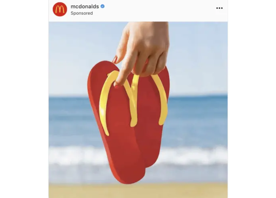 MacDonald - "Flip-flop sa beach"