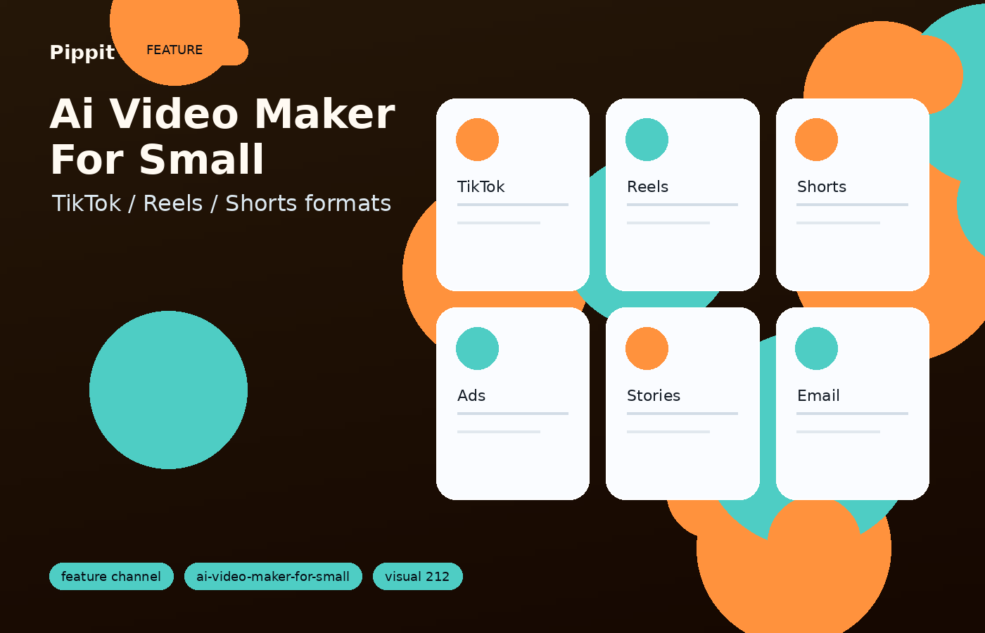 Ai Video Maker for Small Business match the format to the social channel visual
