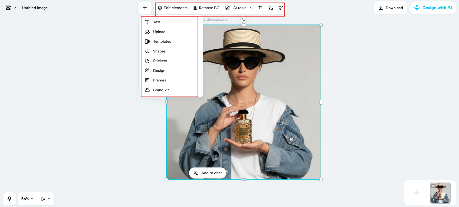 Customize with creative elements