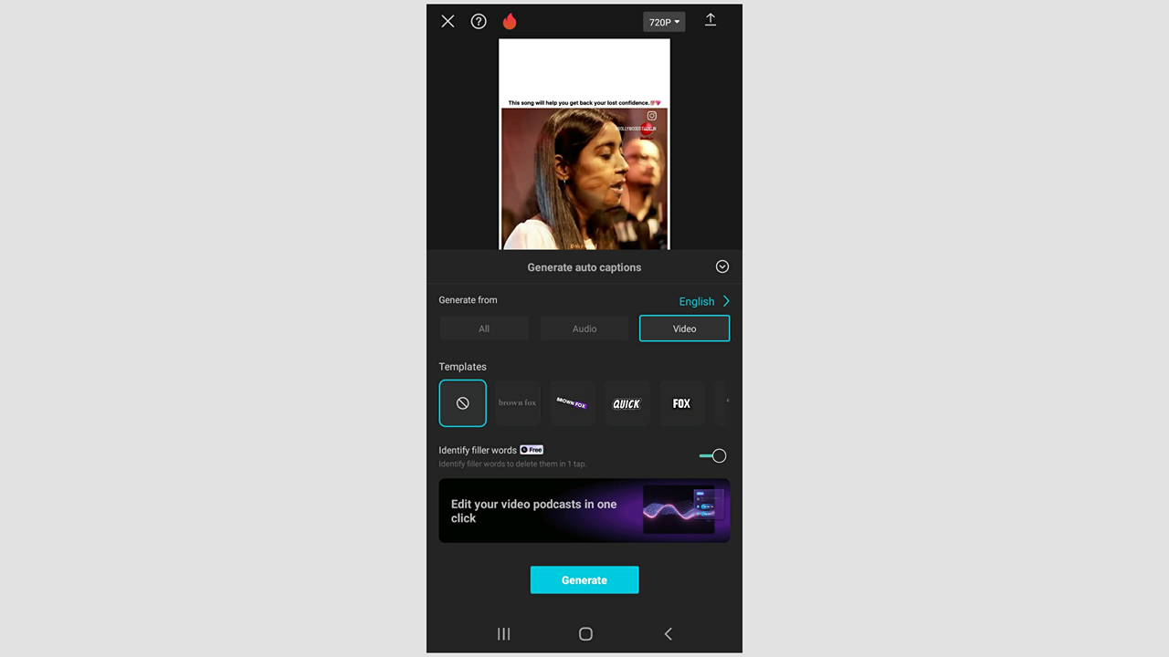 Auto captions