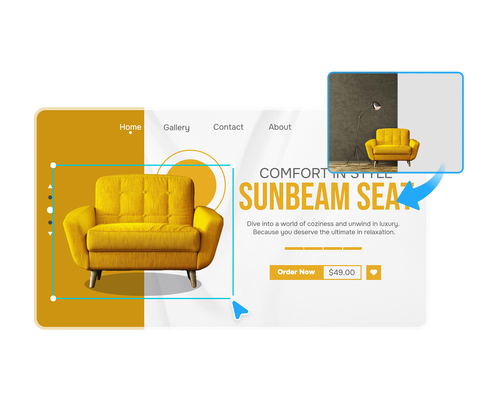 Cắt hình ảnh trực tuyến dễ dàng