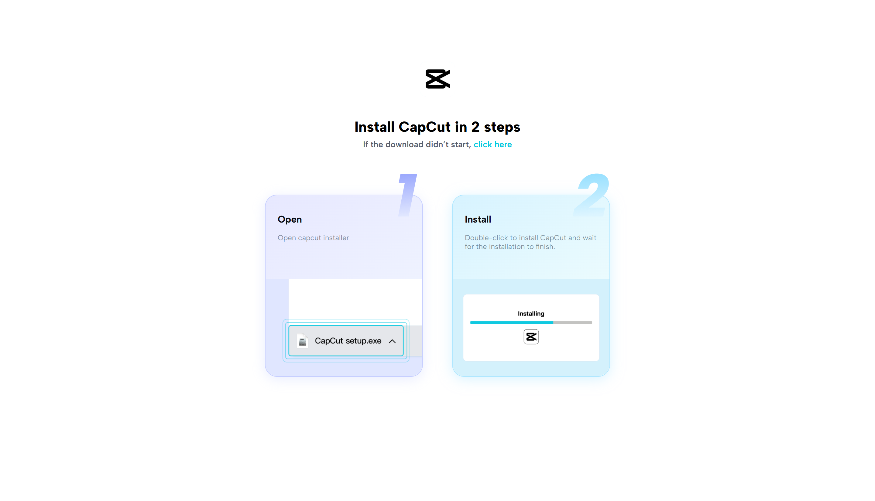 Install the setup file