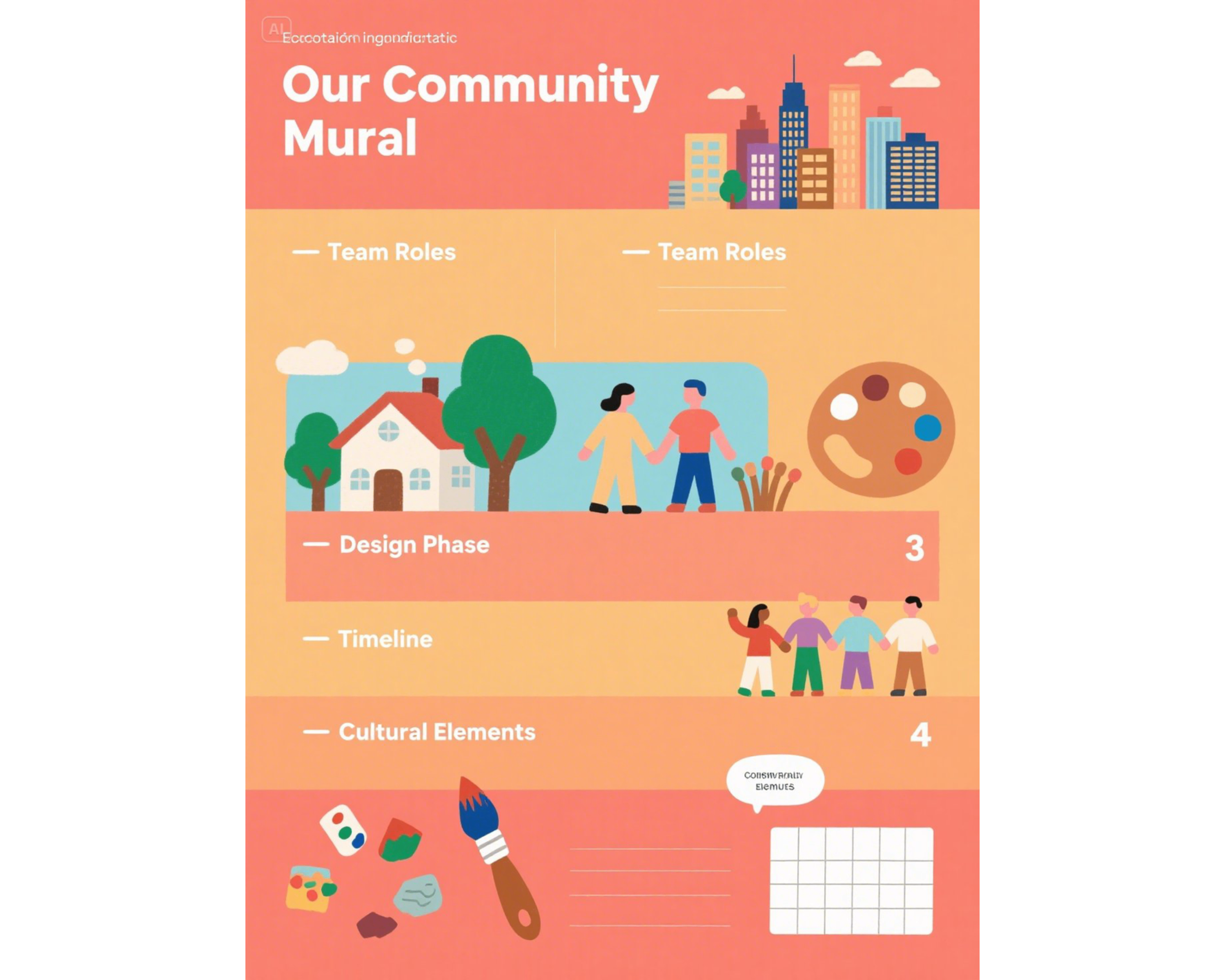 Community mural project planning