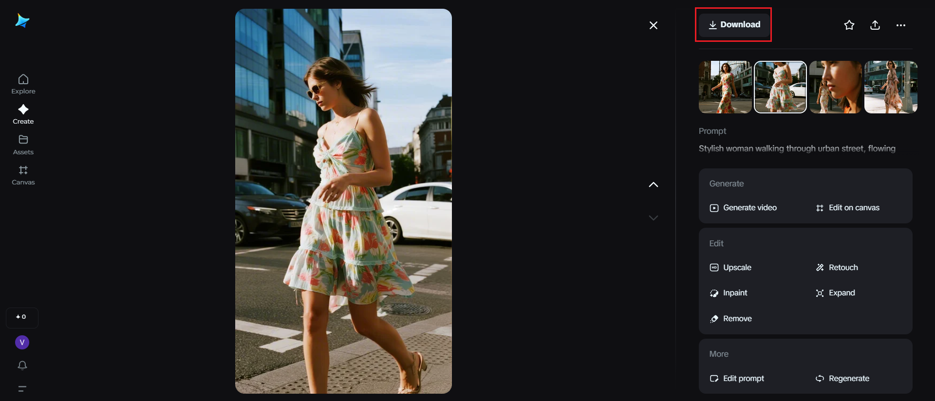 이미지를 저장하세요.