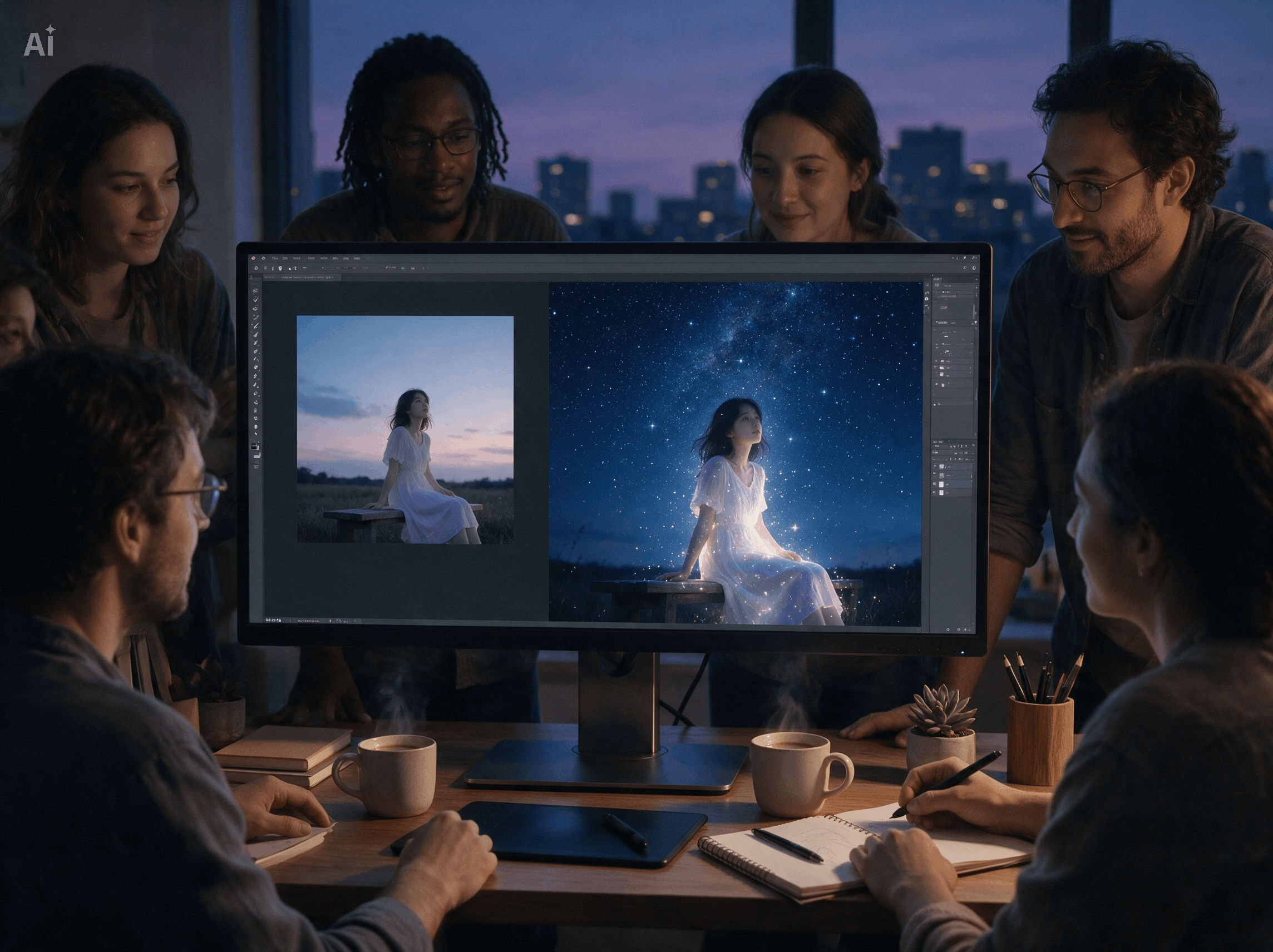 Add Stars to Photo