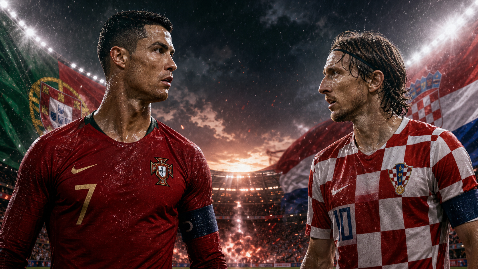Portugal vs Croatia World Cup Poster Prompts hero