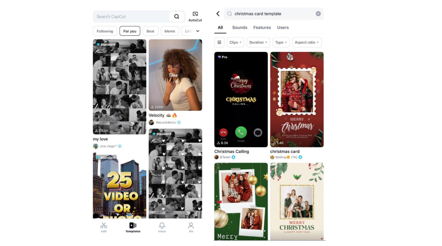 Select Christmas party invitation template and upload your photo