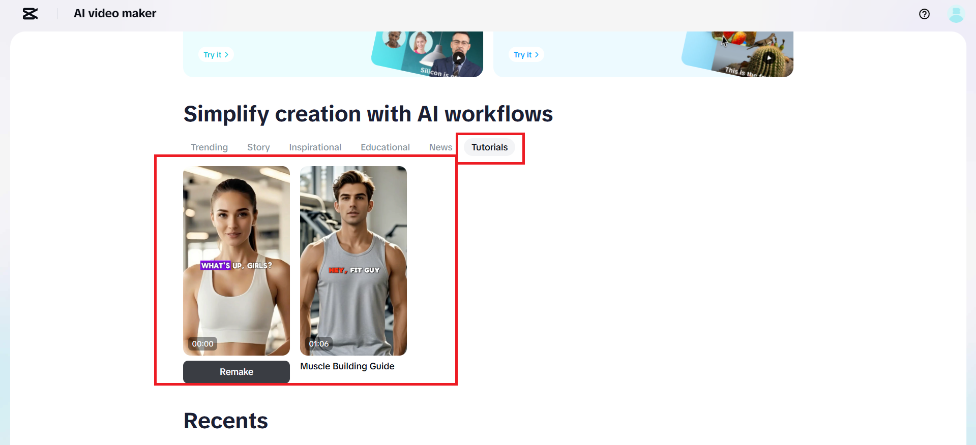 Piliin ang isang template ng tutorial para sa personal trainer