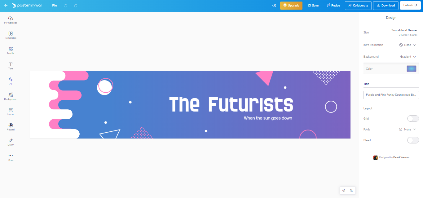 mga cool na banner ng SoundCloud