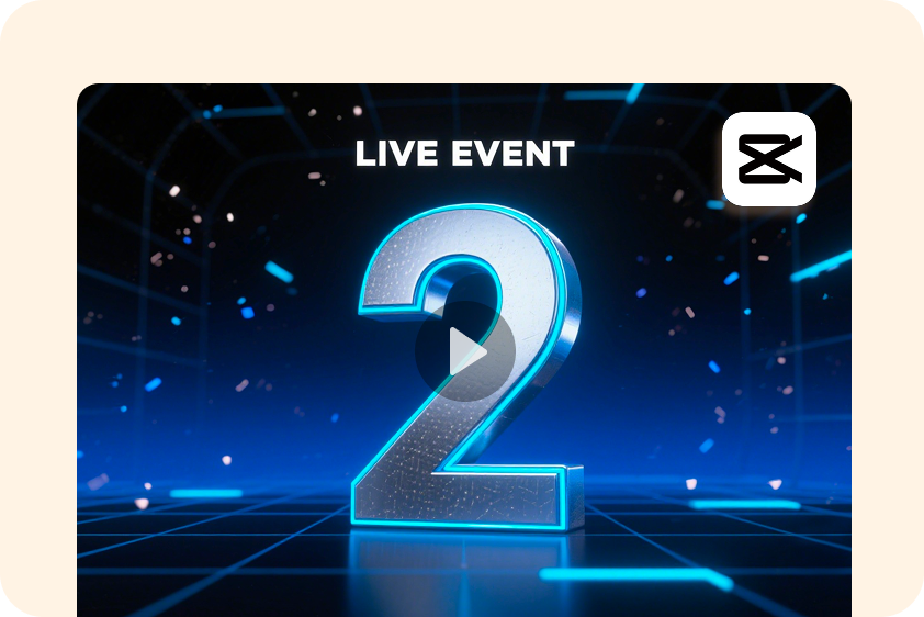 Event teaser GIFs with countdowns