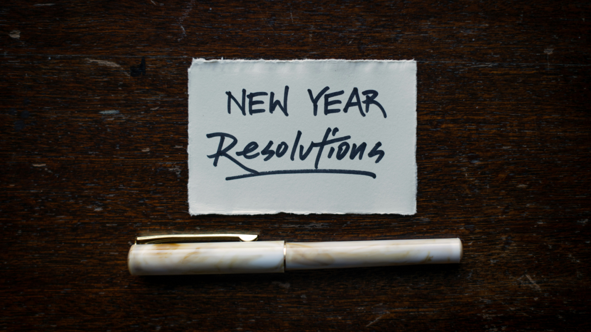 The significance of a New Year resolution template