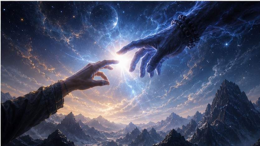 Lord Shiva Handshake AI Videobearbeitungsaufforderungen Beispiel 4