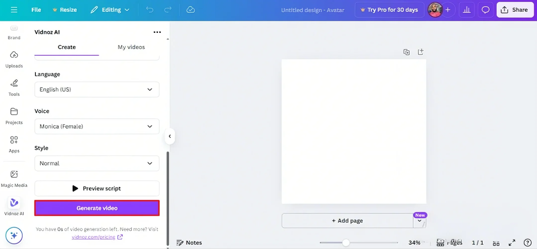 make a picture talk for free
