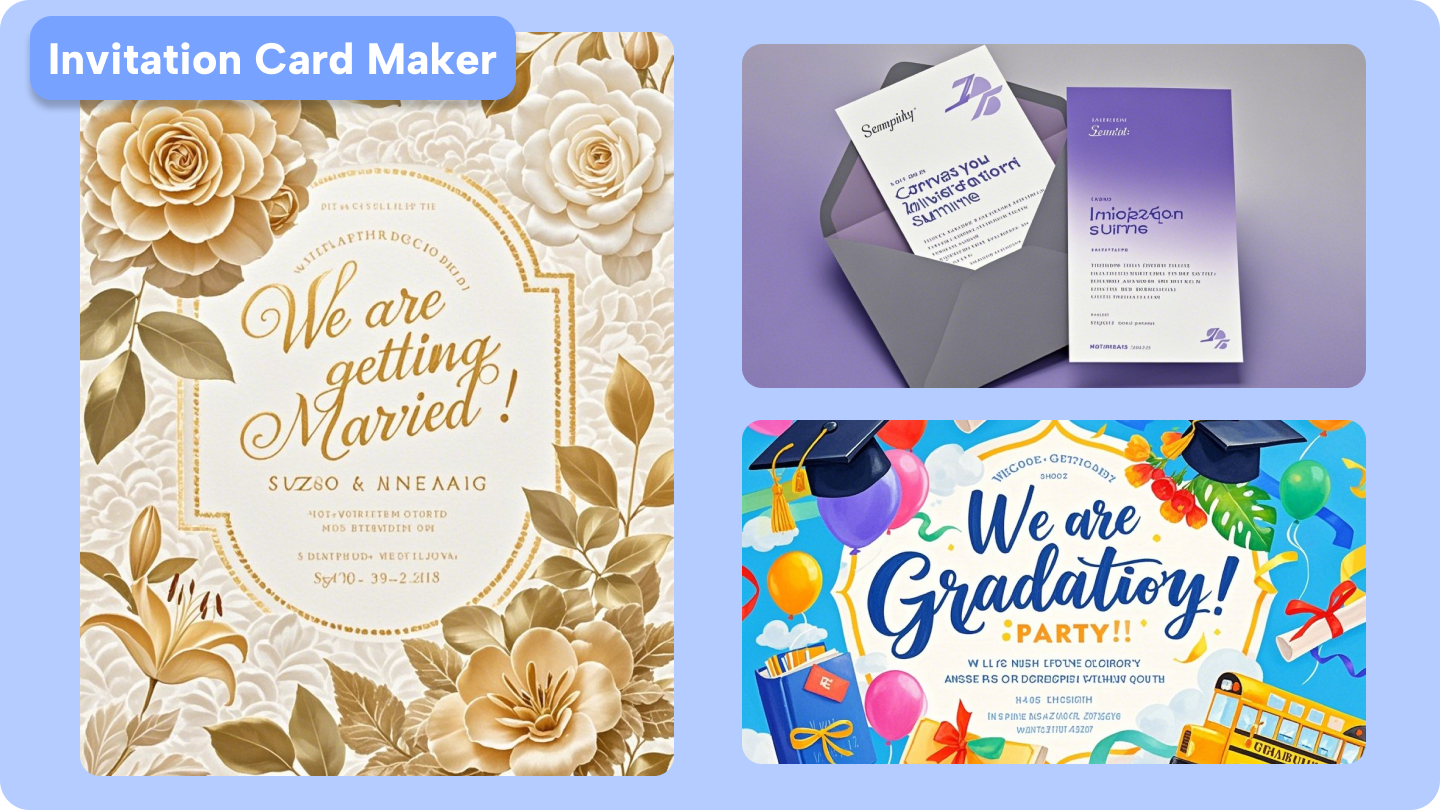 Invitation card maker 