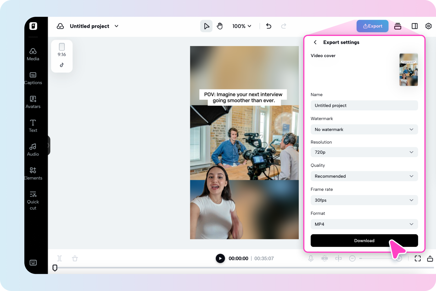 ส่งออกและโพสต์