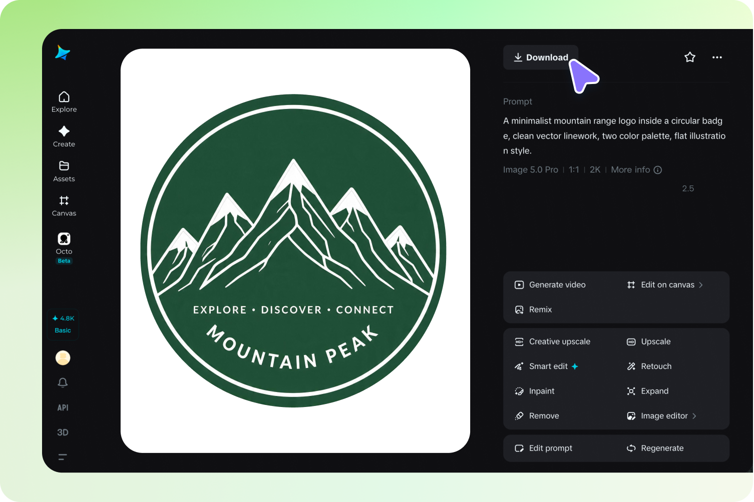 Refine and export your design