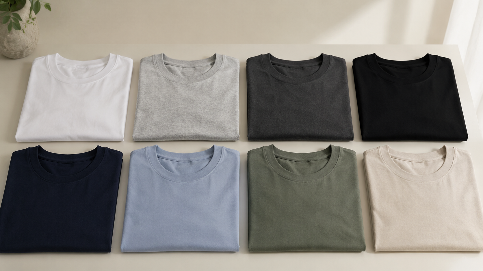 Virtuelles Dreamina-T-Shirt zum Probieren von Beispiel 2: Übergroßes grafikfreies T-Shirt