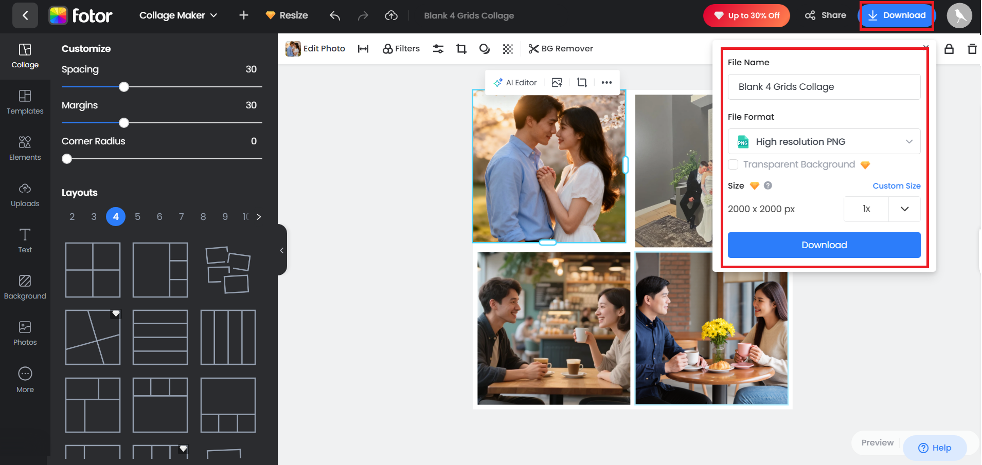 Download your finished design