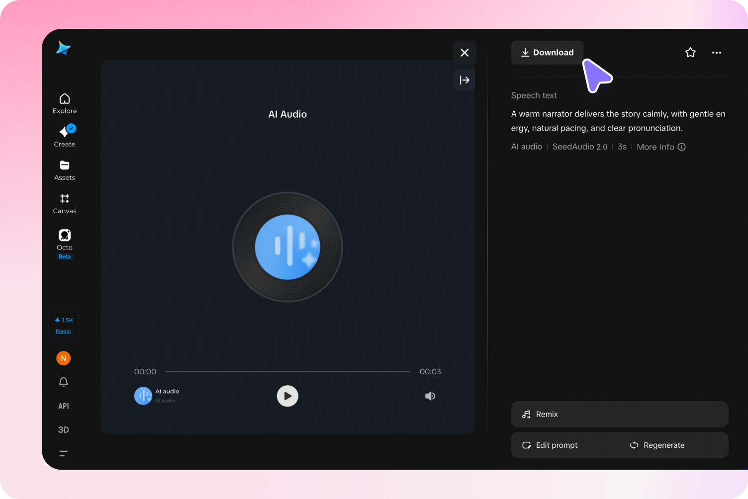 Review, refine, and download