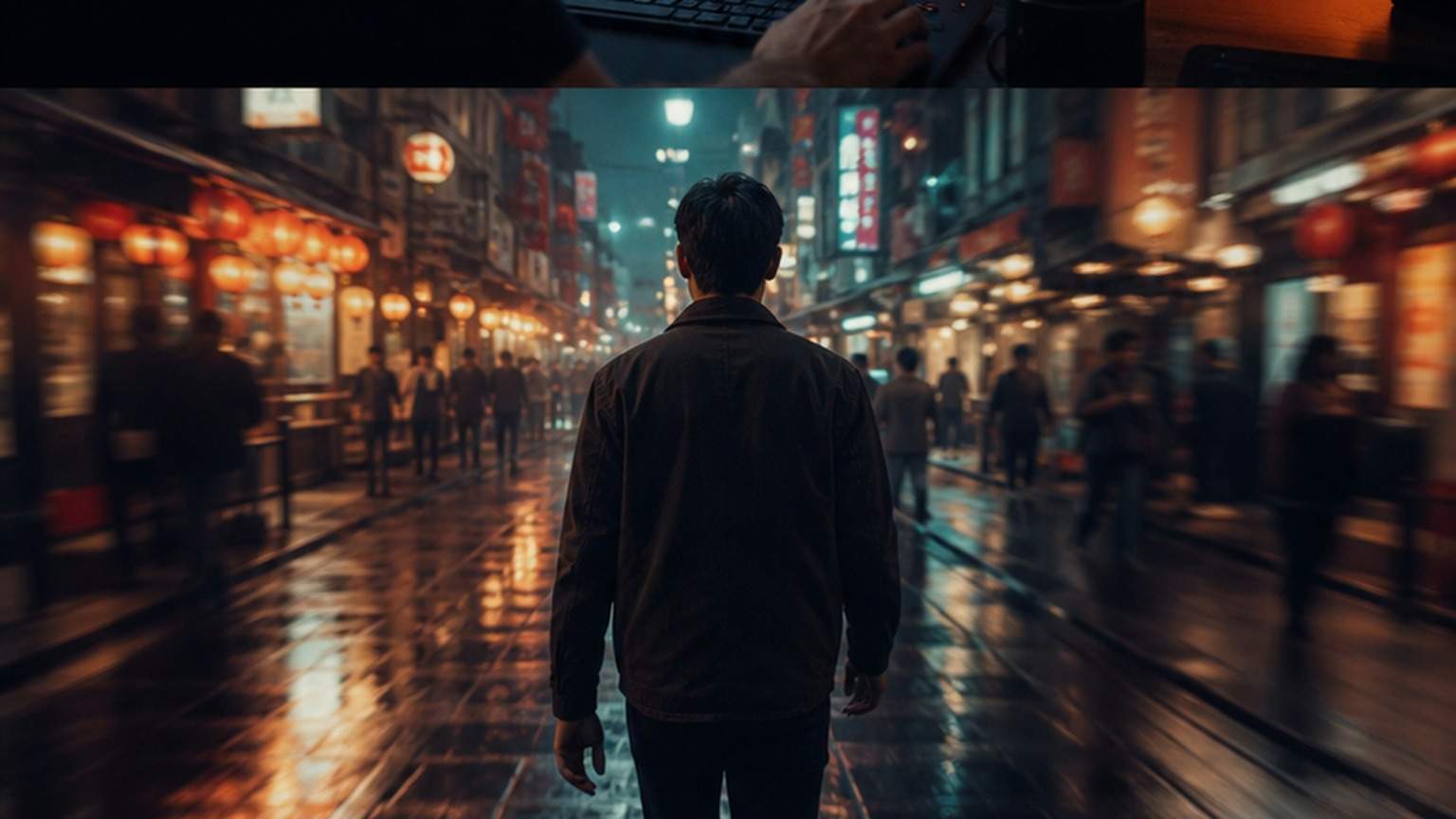Natural studio portrait of a fictional adult Tracking Shot AI Video Generator