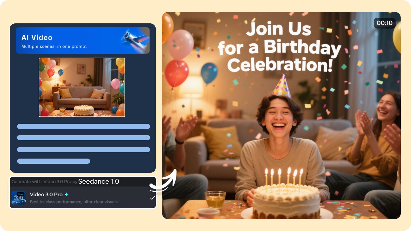 birthday video invitation maker