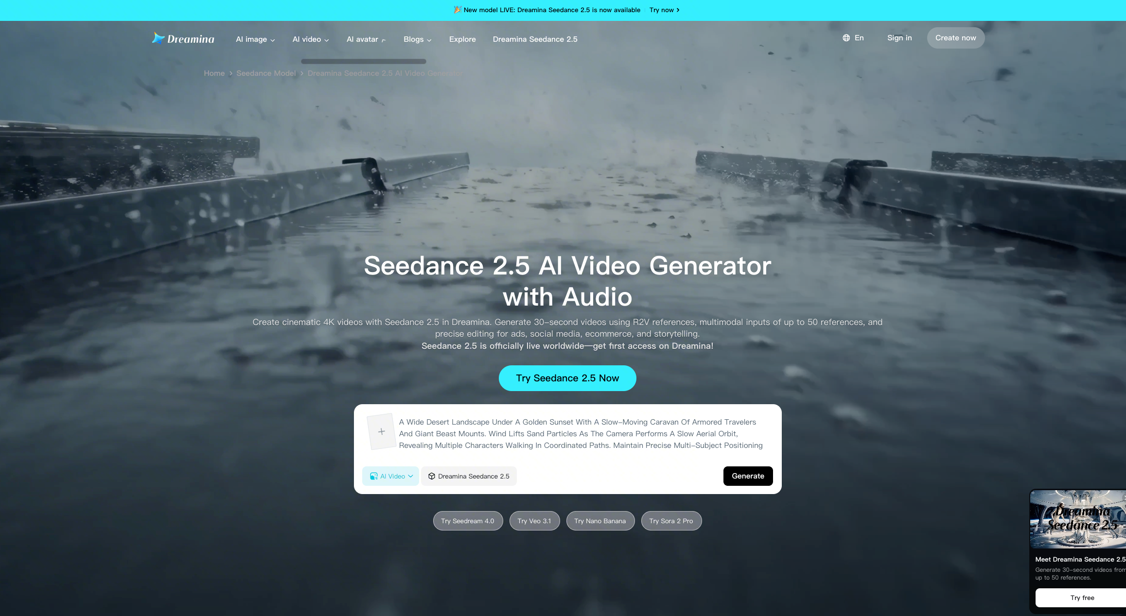 Dreamina - il meglio per reference-controlled il video multimodale