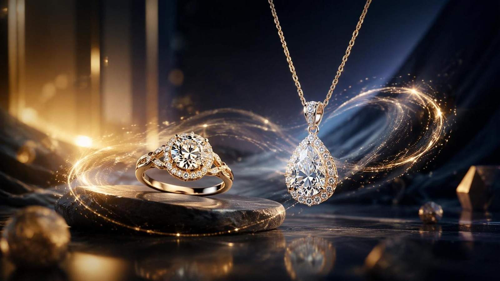 jewelry product animation AI template cover