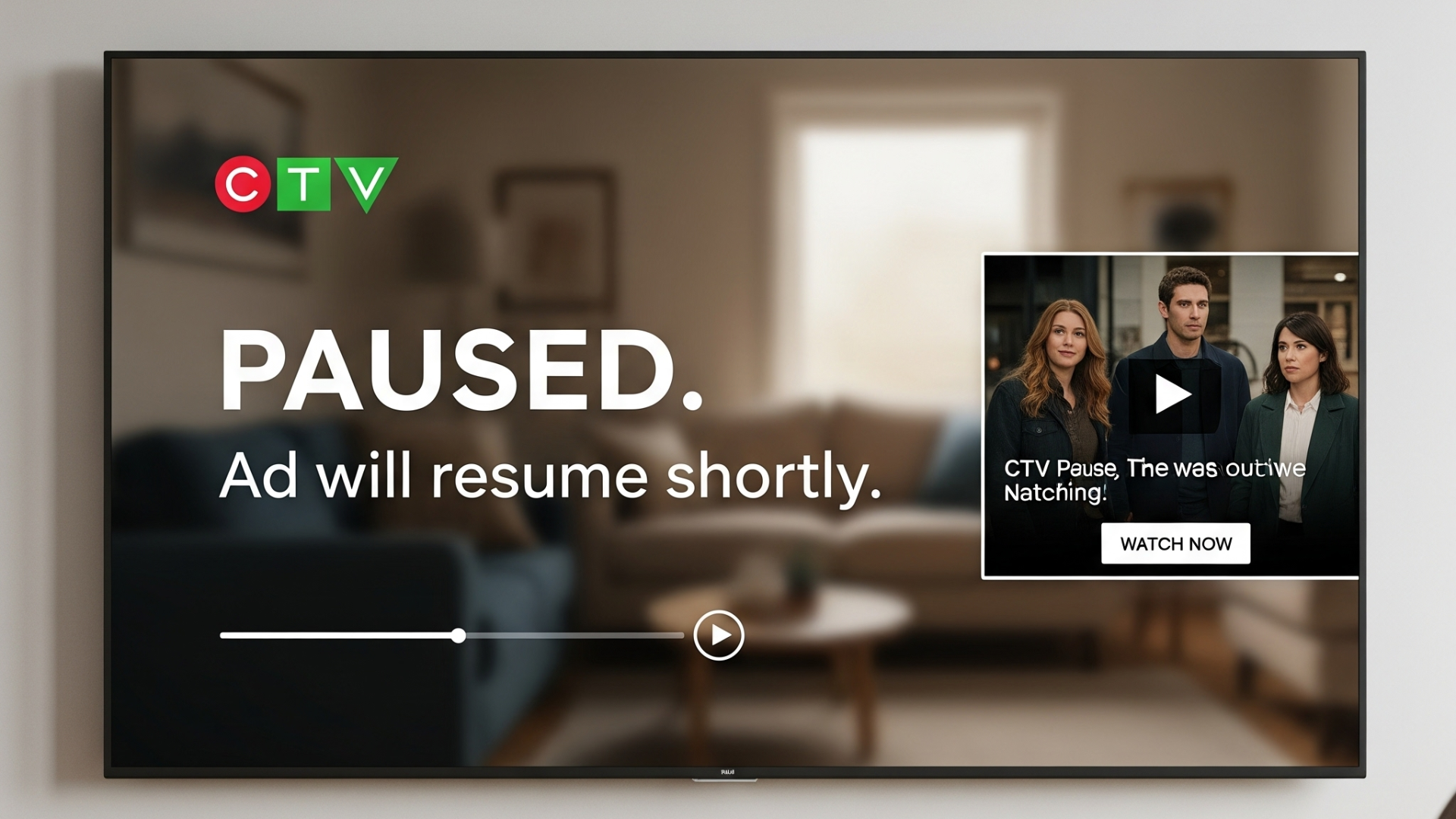 Pause CTV ads