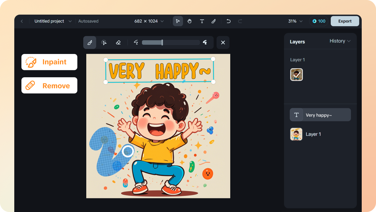 Pembuat meme gratis online dengan fitur pengeditan AI