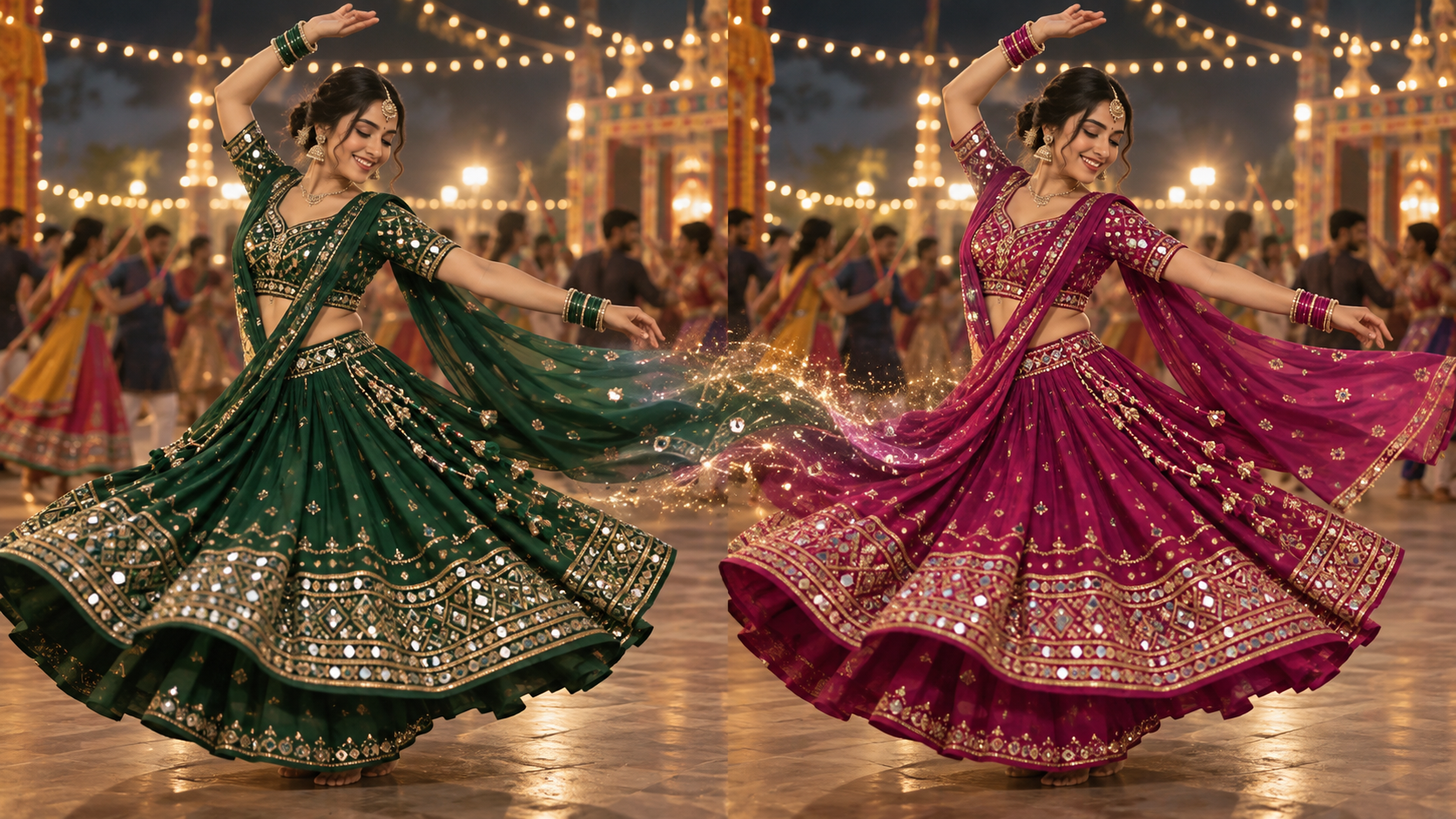 Garba Outfit Change AI Video Editing Prompt 2026 | Dreamina