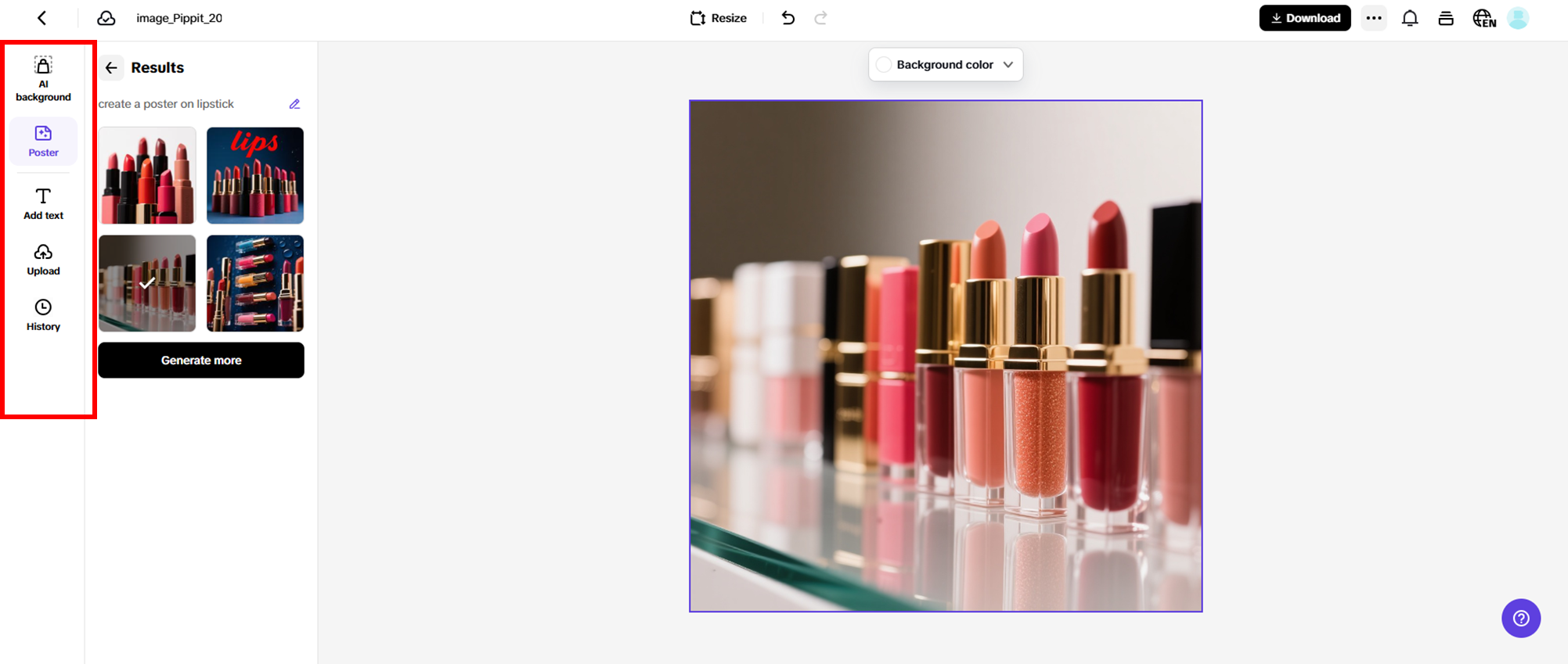 Customize your poster